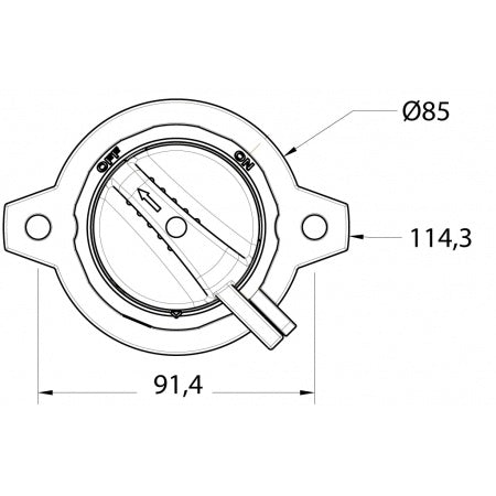 CARLING Batterieschalter BD 12/24V 300A abschließfähig