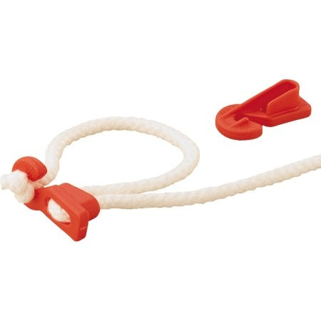 CLAMCLEAT Seilklemmen-Set Jiffy Tie PP 6St. mit Seil 5mm 1,5m