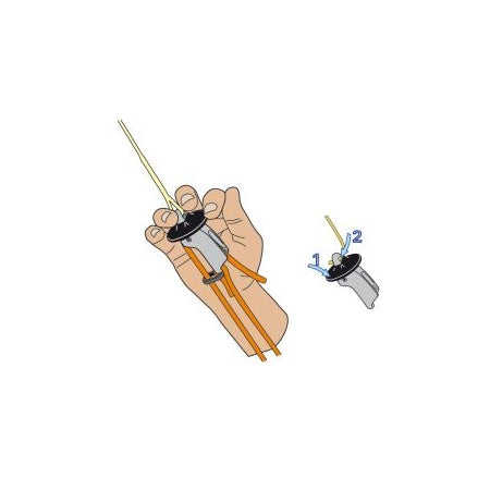 CLAMCLEAT Trapez-Griffscheibe Nylon für Depowerklemme CL253 / Griffscheibe