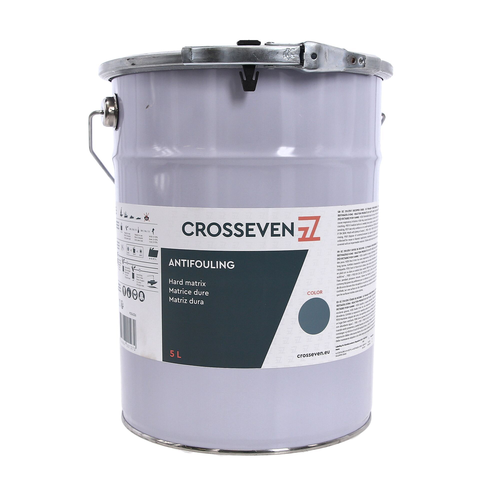 Crosseven Hart Antifouling Grau 5 L