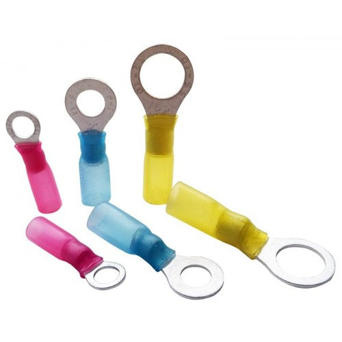 Crosseven Isolierter Ringkabelschuh, Gelb ø10 mm