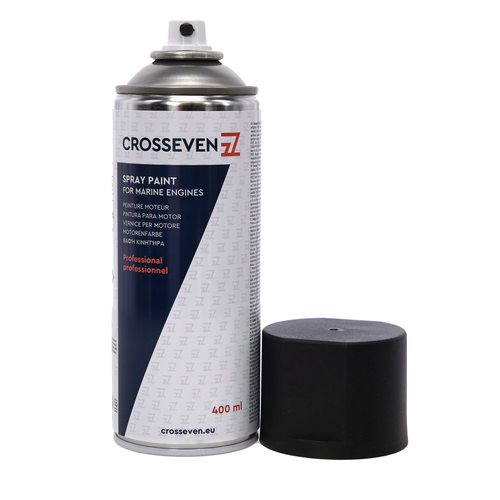 Crosseven Matt Schwarz Spray, 400 mL