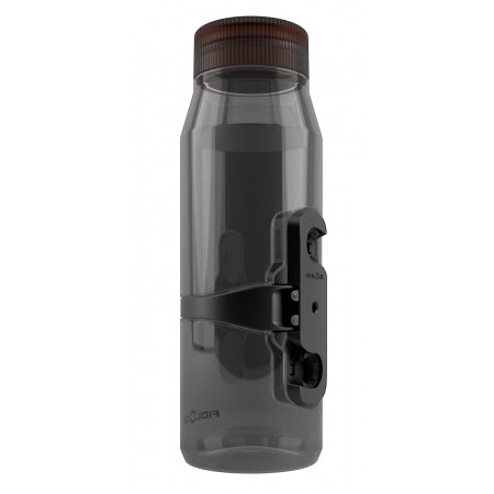 FIDLOCK Trinkflasche Twist 700 life inkl. Halterung, transparent schwarz/blau