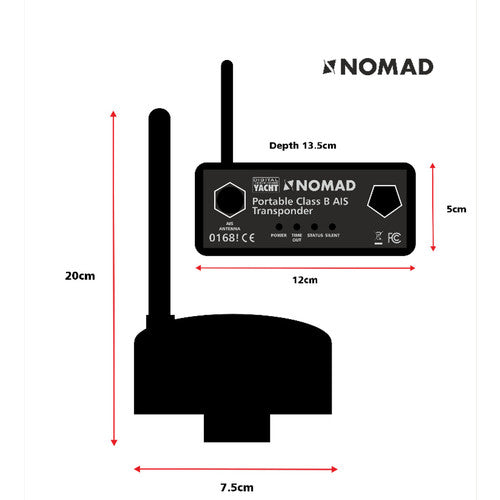 Digital Yachts NOMAD TRAGBARER KLASSE B AIS-TRANSP