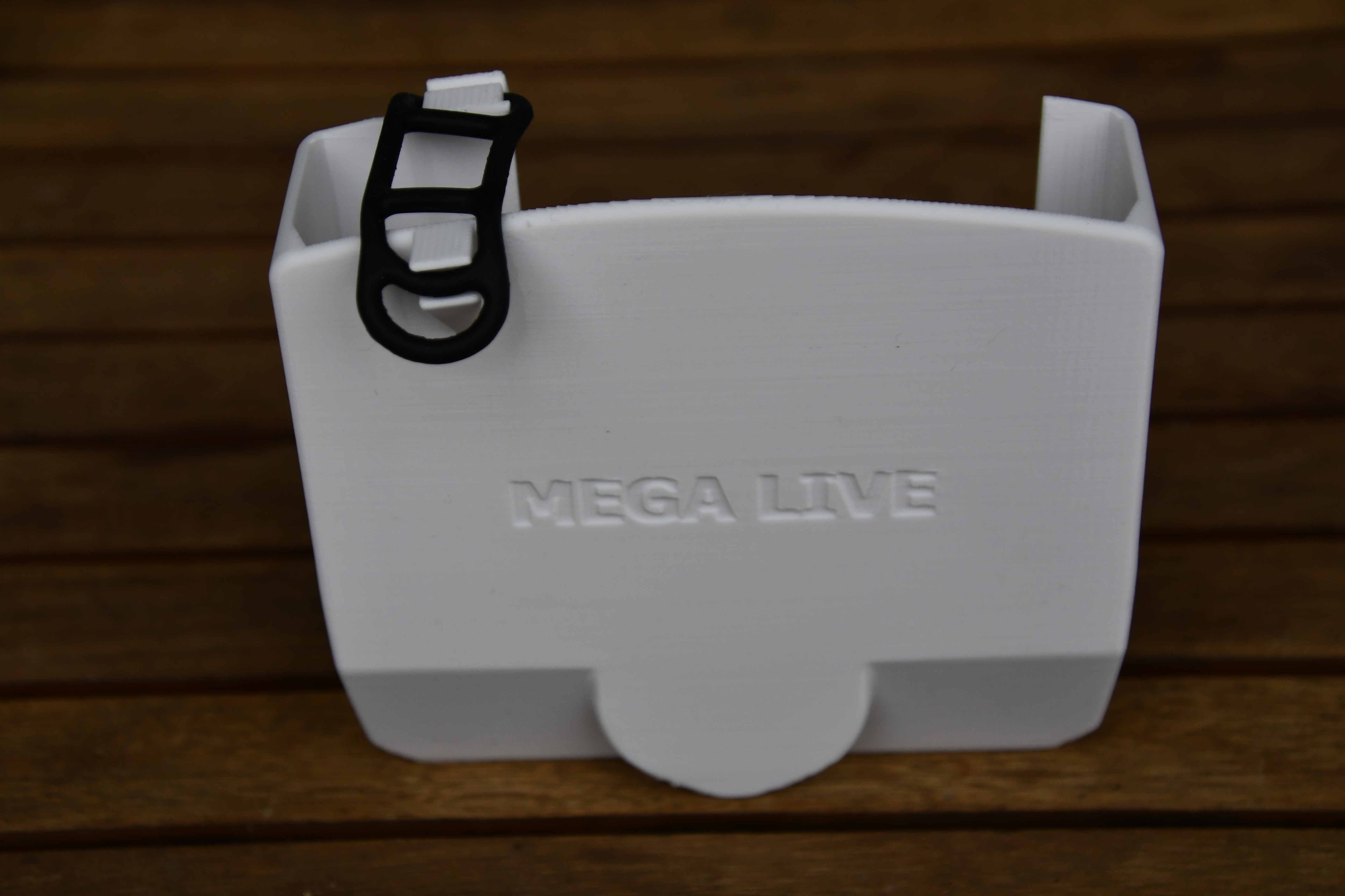 HUMMINBIRD TFA Geberschutzhülle für MEGA Live weiß, Backbordseite