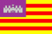 Regionalflagge PES 20x30-40x60 cm diverse Inseln