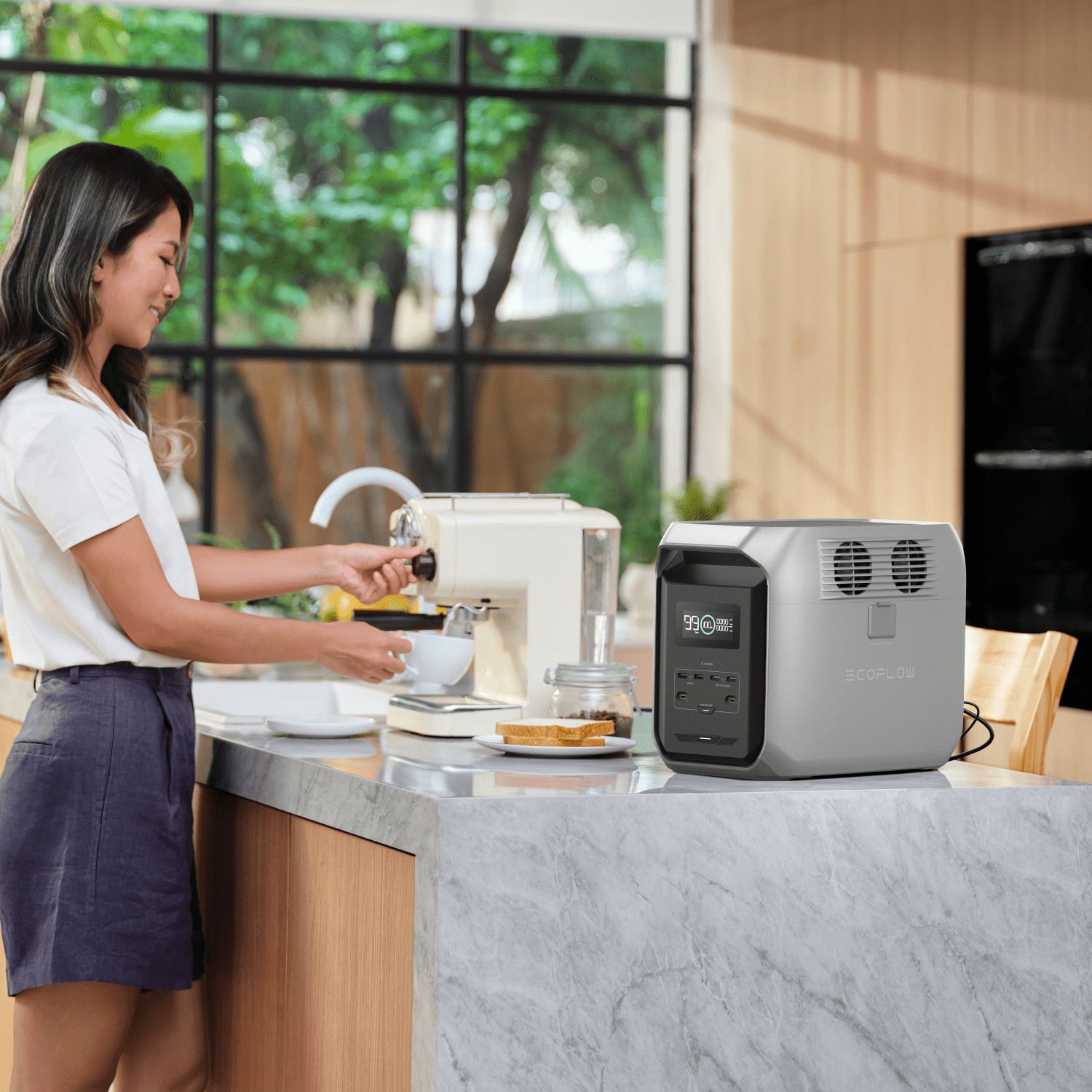 EcoFlow DELTA 3 1500 Tragbare Powerstation