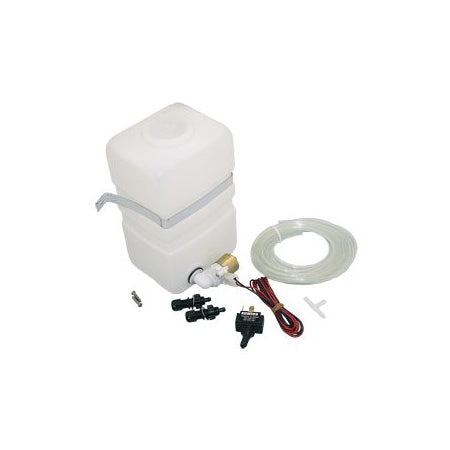 Wischwasseranlage Scheibenwaschanlage 12 Volt mit Tank, Pumpe, Kabel, Schlauch, Spritzdüsen, Schalter