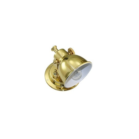 Kojenleuchte Messing 12 Volt 15 Watt 75 mm Ø