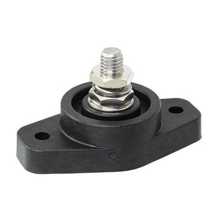 Sammelpunkt/Masseverteiler Nylon/Edelstahl/Ms M10 2-polig, Pin M10