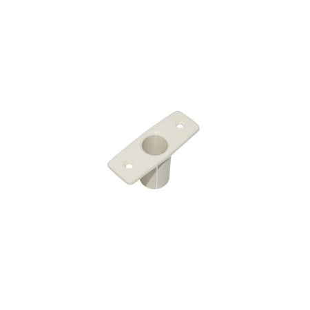 Rudergabelsockel für Einbau Nylon für Pin 19mm, weiß / Anthrazit