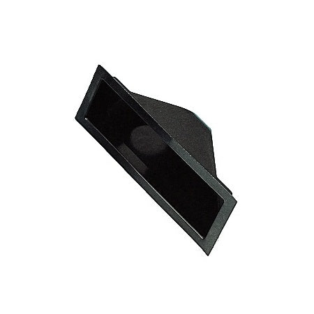 Motorraumlüfter ABS mit 5 Schlitzen, schwarz/weiß