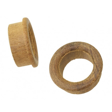 Fingerschnäpper-Durchlass Teakholz 40x13mm