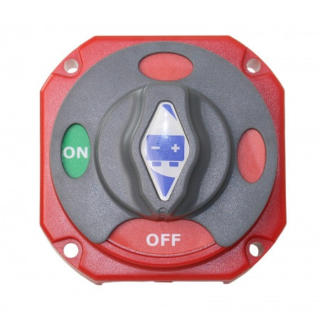 Batterieschalter 12/24V 230A rot/grau