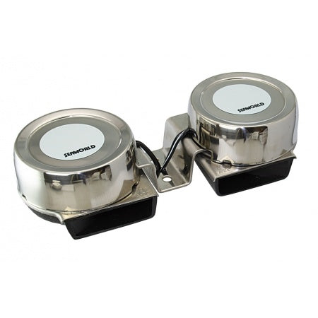 Signalhorn, kompakt Edelstahl 110dB einzeln/doppel