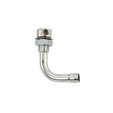 Tankentlüfter MsCr für Schlauch 16mm, 0° gerade/gebogen