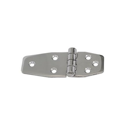 Scharnier, gestanzt, asym. A2 98x38,5x2,5mm