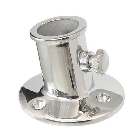 Flaggenstockhalter mit Feststellschraube A4 25mm