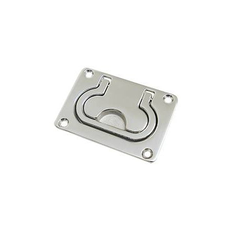 Bodenheber-Einlassgriff A4 77x55mm, mit/ohne Feder