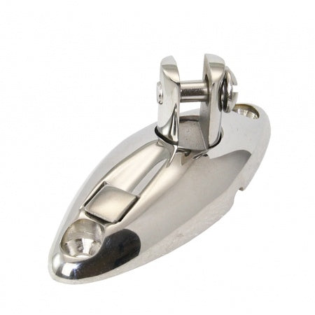 Verdeckbeschlag Decksgelenk 360° mit Gabel / abnehmbar/drehbar A4 Pin 6mm / Austauschauge