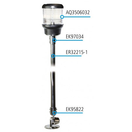 Rohr, geglüht und poliert A4L 22x1.5mm 1m