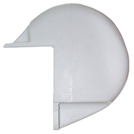 Stegfender/Bumper für Rechteckprofil PVC 885x270mm weiß