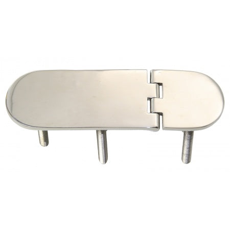 Scharnier mit Gewinde A4 126x40x3,5mm, M6x45mm