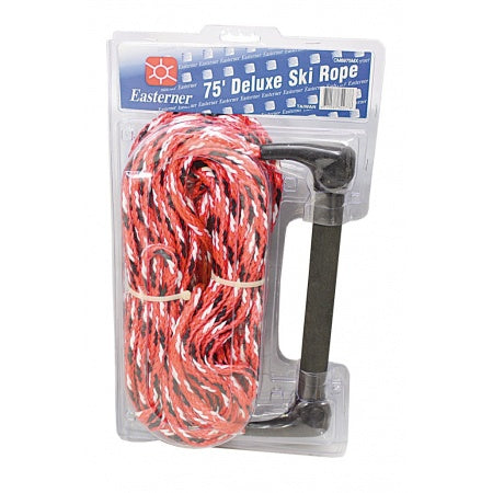 Wasserskileine mit competition Griff, schwimmfähig 23m rot