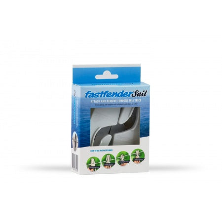 FASTFENDER Fenderhaken Sail PA für Seil 6-10mm, Draht 8/25/32/40mm 2 Stück diverse Farben