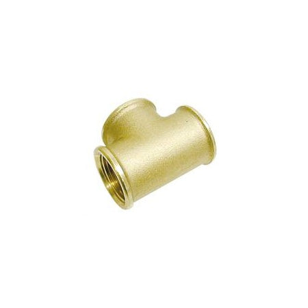 T-Stück mit Innengew. Ms 1/4'-1 1/2"