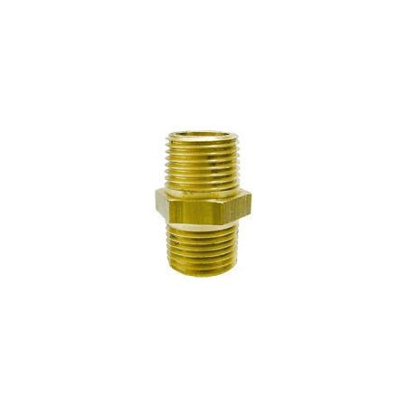 Doppelnippel mit Außengew. Ms 1/4'-1 1/2"