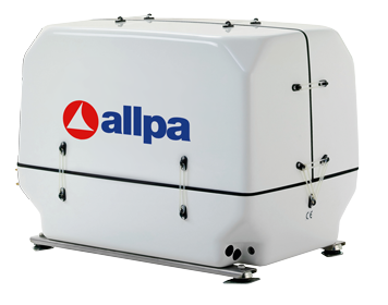 Allpa Stromerzeuger Modell 'Paguro 8500', 8,5kva-8kw@1500 Umdr./Min., Wassergekühlt