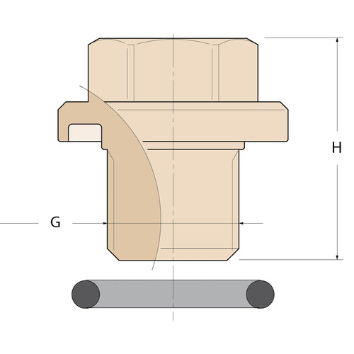 Guidi Ablassschraube - 1/4“