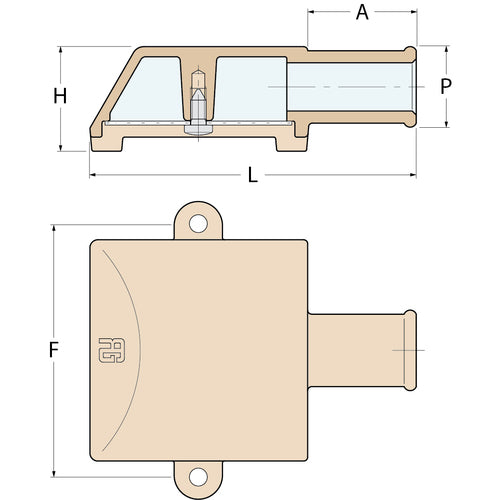Guidi Bilgensieb mit Edelstahlfilter - P 215
