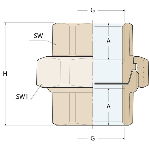 Guidi Düse-FF konisch - G 1''1/2