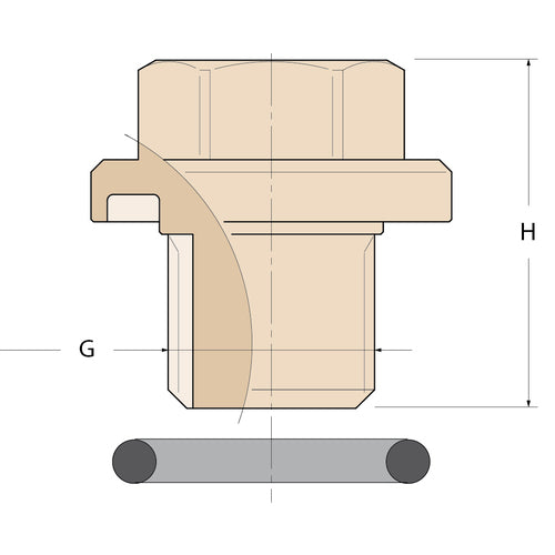 Guidi Entlüftungsstopfen - DN 3/8“