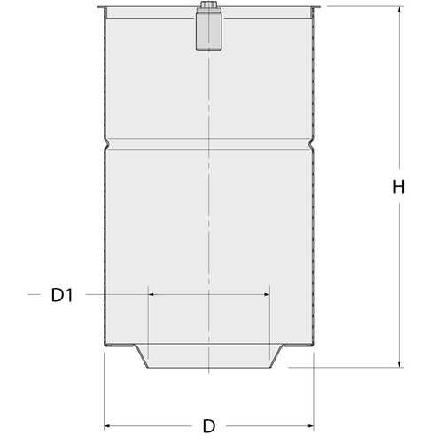 Guidi Filterkorb mit Zink am Griff - DN 125