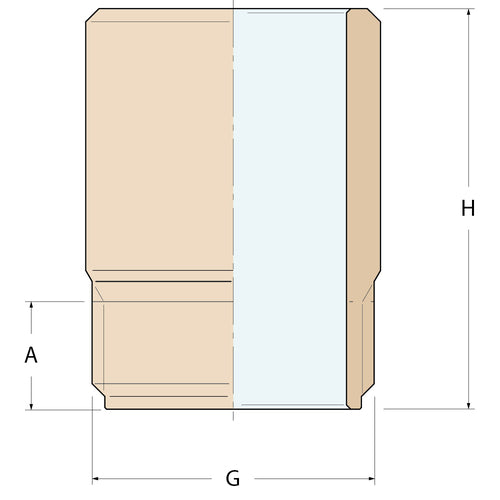 Guidi Gewindehülse M - G 1''1/2
