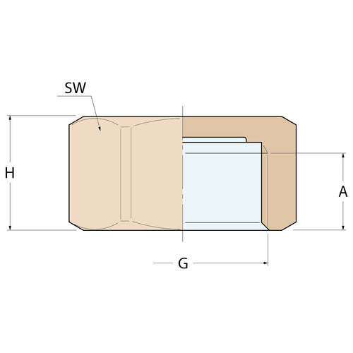 Guidi Gewindekappe F - G 1/4''