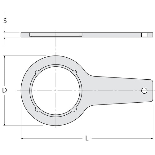 Guidi Nylonschlüssel für Filter 1158-1160