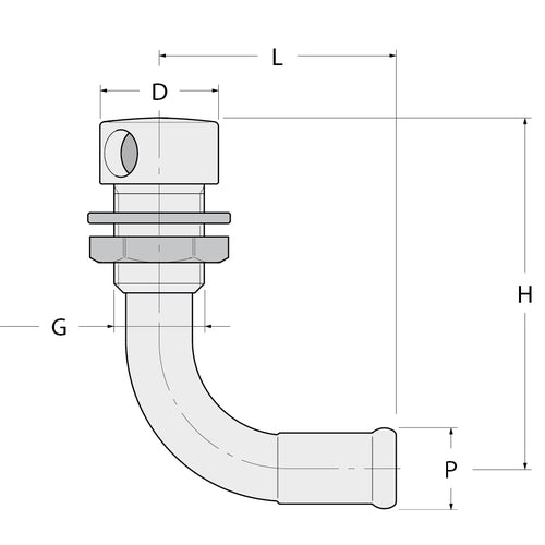 Guidi Tankentlüftung „Links“ - 19 x 16