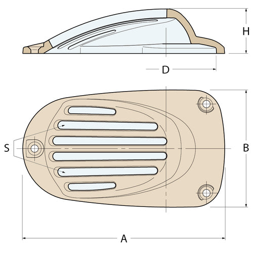 Guidi Wassereinlauf „Manta“ - 1''1/2