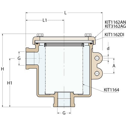 Guidi Wasserfilter „Ionio“ - G 1''1/2