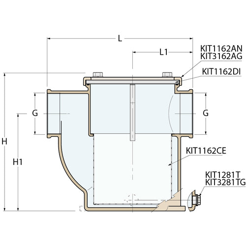 Guidi Wasserfilter „mediterraneo“ - G 3''
