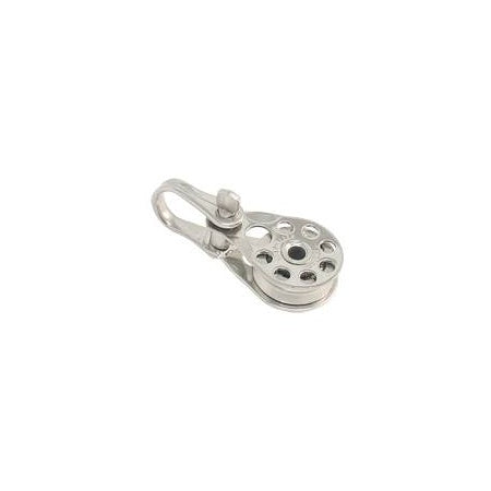 ALLEN Einfachblock kugelgelagert 25mm, Drahtseil 2-7mm, Hundsfott, Schäkel, Steckbolzen, Festes Auge