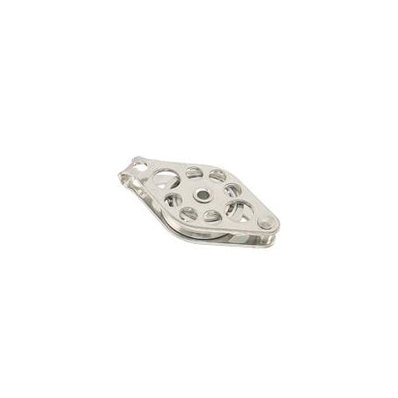 ALLEN Einfachblock kugelgelagert 38mm, Drahtseil 2-6mm Auge, Schädel, Hundsfott