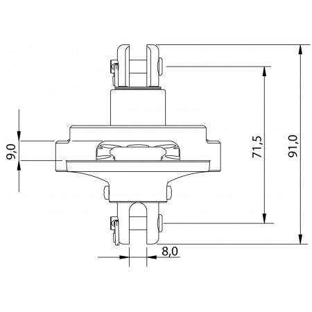 ALLEN Fockroller Swiftfurl für Jollen bis max. 6 Mtr., Seil 5mm