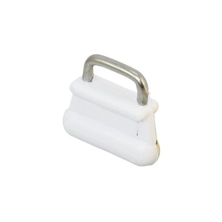 Mastrutscher Nylon mit Edelstahl-Bügel Rundprofil 7,5-11mm weiß 10St.