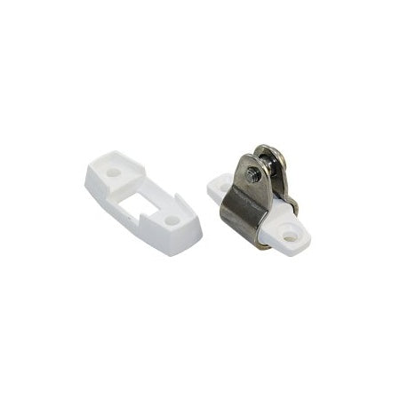 Verdeckgelenk A4/Nylon Schraube 8mm zöllig, weiß