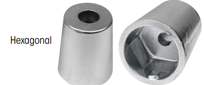 Plastimo Zinkanoden für Propellermutter 22 bis 60 mm